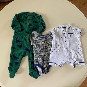 Baby Boy Onesie Bundle 6 months - 3 pieces in set